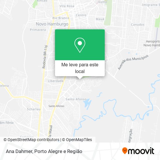 Ana Dahmer mapa