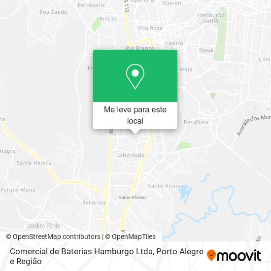 Comercial de Baterias Hamburgo Ltda mapa