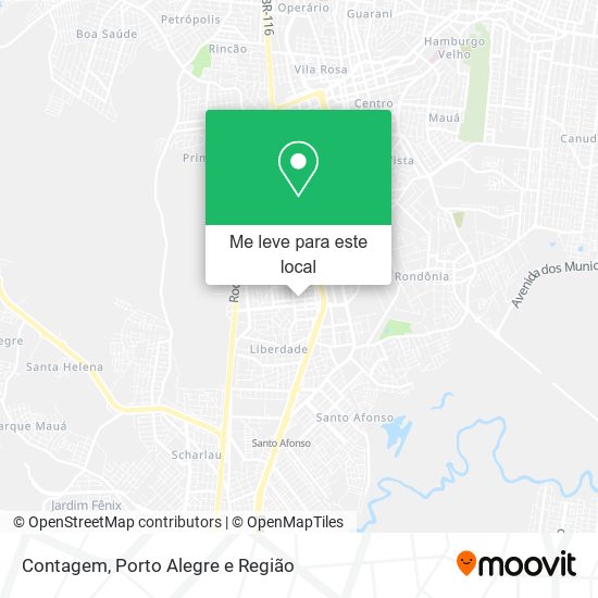 Contagem mapa