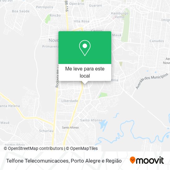 Telfone Telecomunicacoes mapa