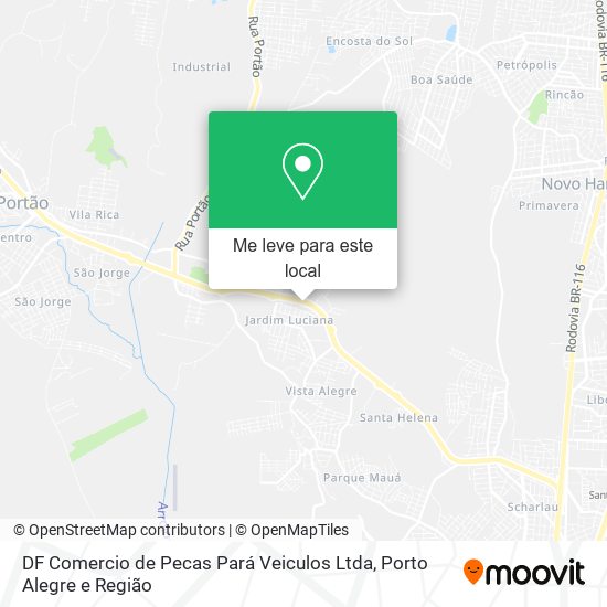 DF Comercio de Pecas Pará Veiculos Ltda mapa