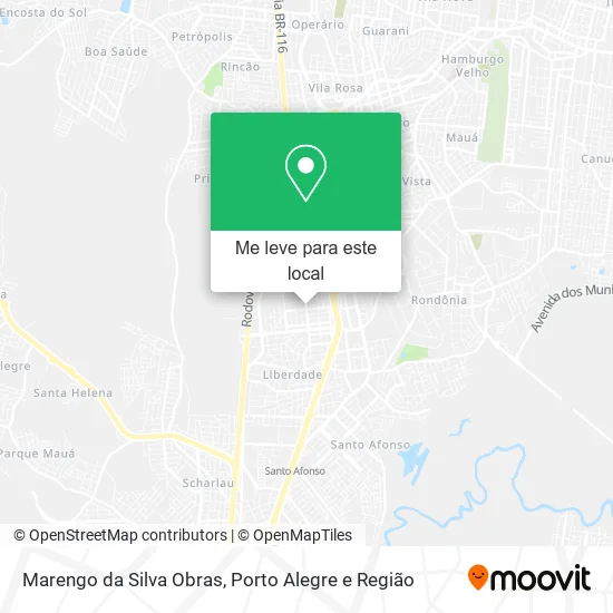 Marengo da Silva Obras mapa
