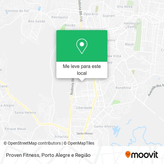 Proven Fitness mapa