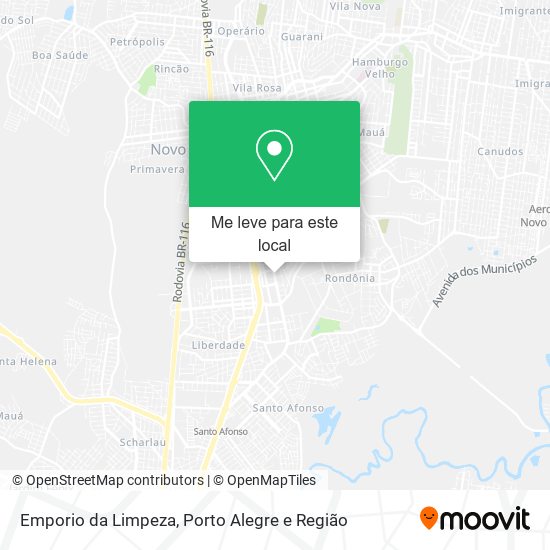 Emporio da Limpeza mapa