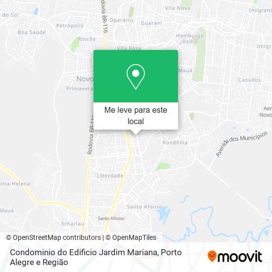 Condominio do Edificio Jardim Mariana mapa