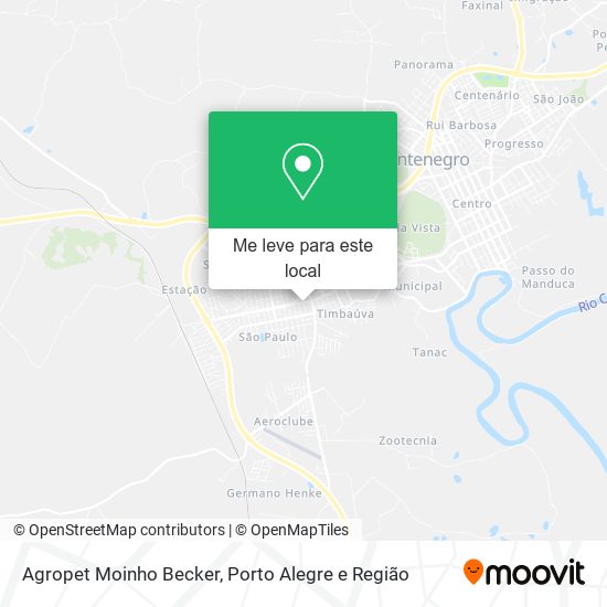 Agropet Moinho Becker mapa