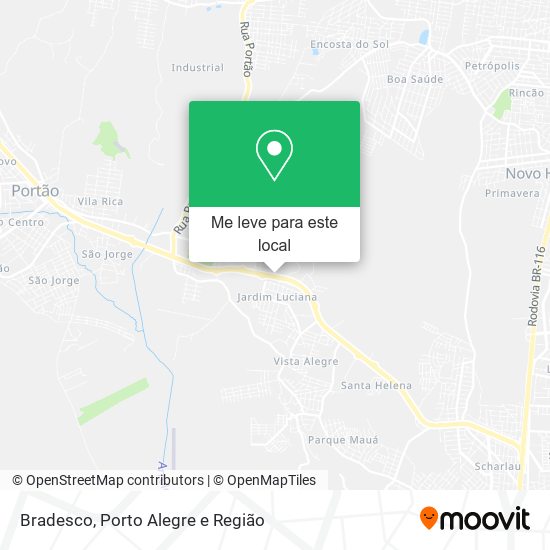 Bradesco mapa