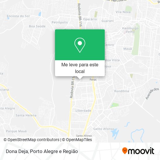 Dona Deja mapa