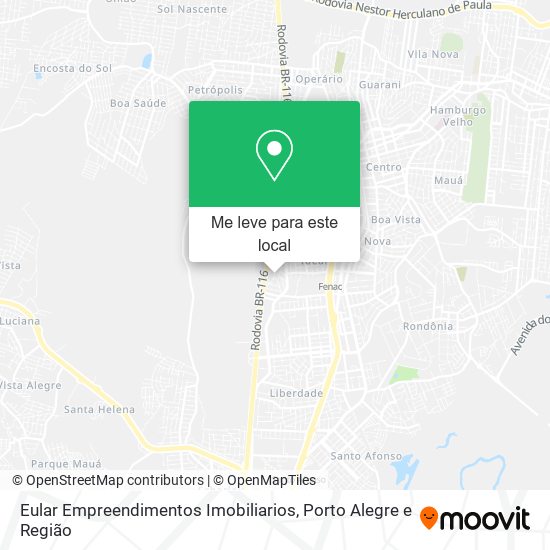 Eular Empreendimentos Imobiliarios mapa