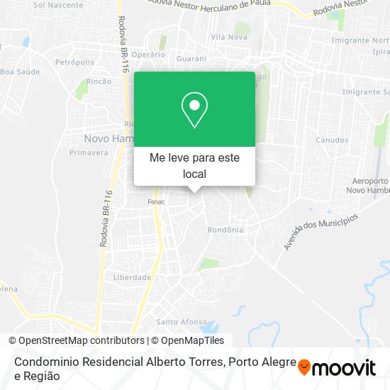 Condominio Residencial Alberto Torres mapa