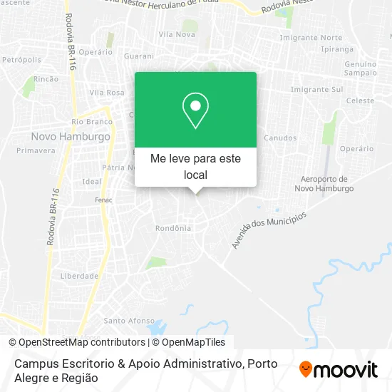 Campus Escritorio & Apoio Administrativo mapa