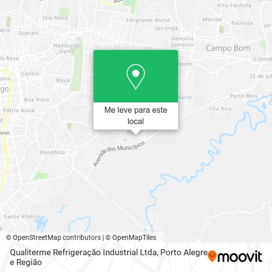 Qualiterme Refrigeração Industrial Ltda mapa