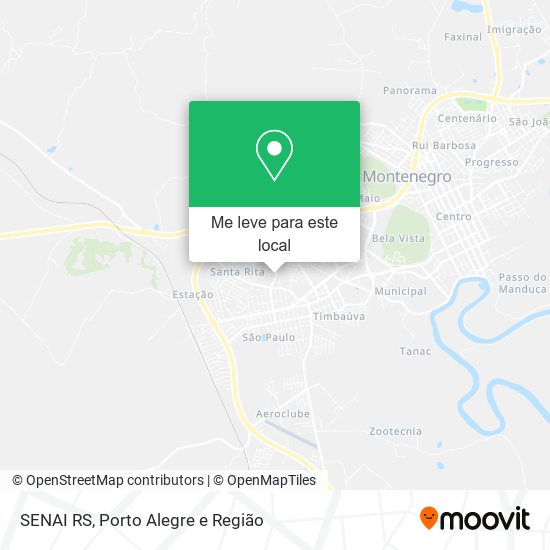 SENAI RS mapa