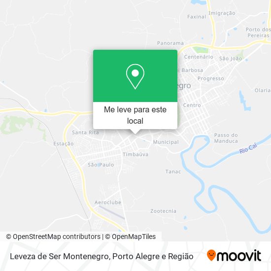 Leveza de Ser Montenegro mapa