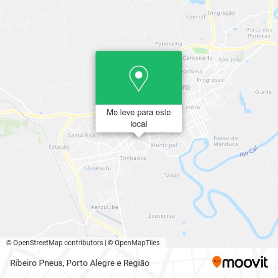 Ribeiro Pneus mapa