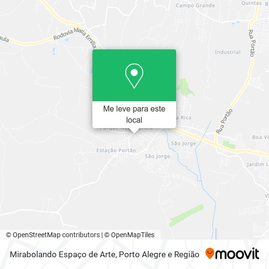 Mirabolando Espaço de Arte mapa
