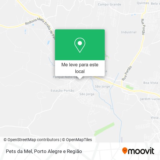 Pets da Mel mapa