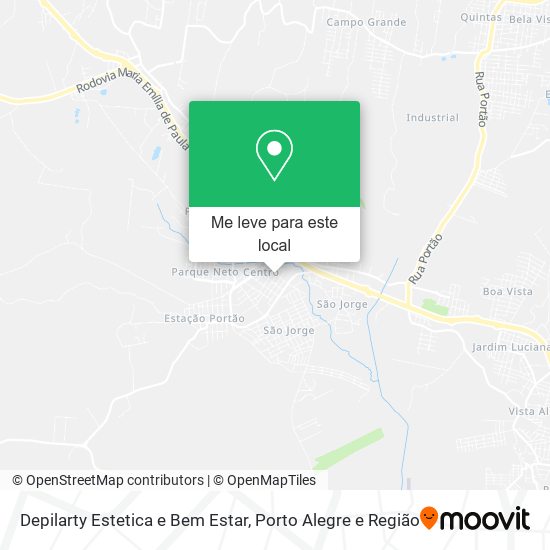Depilarty Estetica e Bem Estar mapa