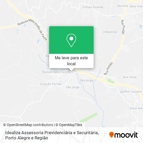 Idealiza Assessoria Previdenciária e Securitária mapa