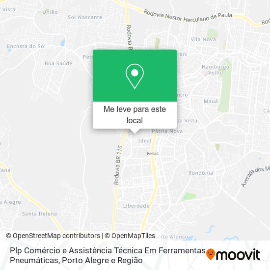 Plp Comércio e Assistência Técnica Em Ferramentas Pneumáticas mapa