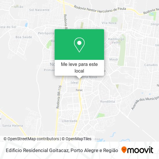 Edificio Residencial Goitacaz mapa