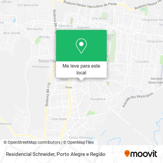Residencial Schneider mapa