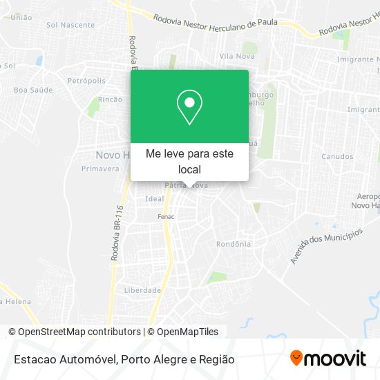 Estacao Automóvel mapa