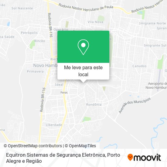 Equitron Sistemas de Segurança Eletrônica mapa