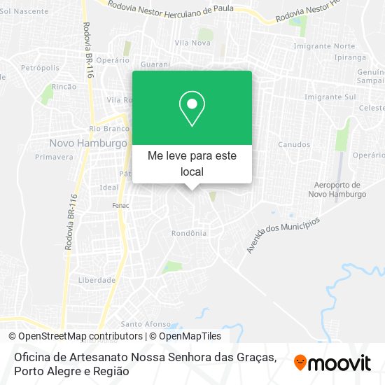 Oficina de Artesanato Nossa Senhora das Graças mapa