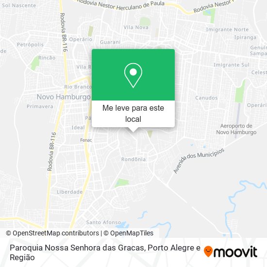 Paroquia Nossa Senhora das Gracas mapa