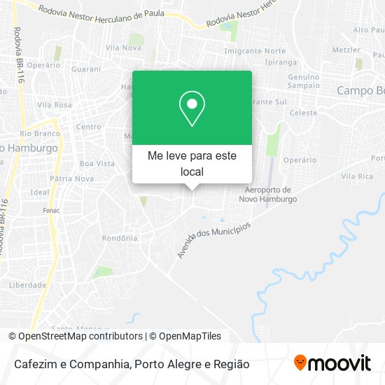 Cafezim e Companhia mapa