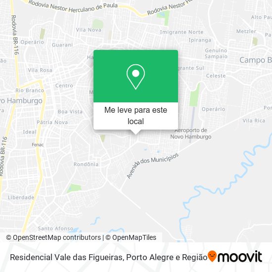 Residencial Vale das Figueiras mapa