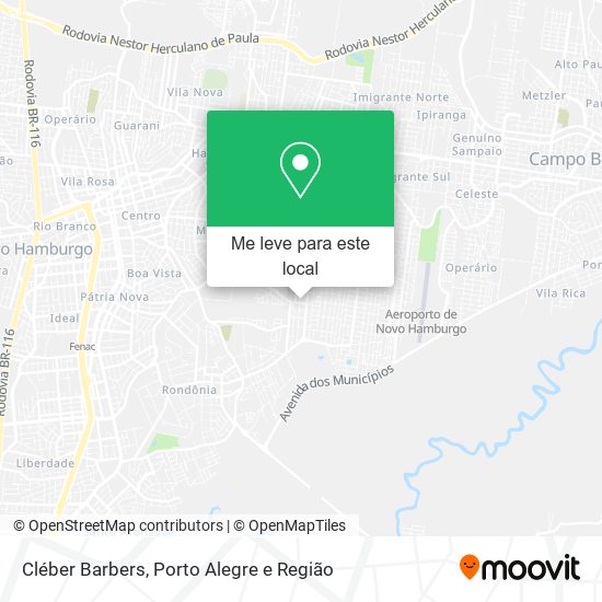 Cléber Barbers mapa