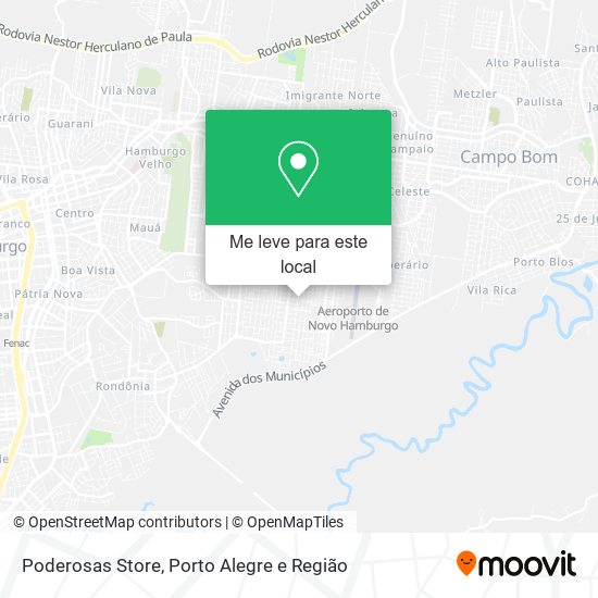 Poderosas Store mapa