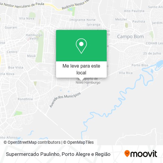 Supermercado Paulinho mapa