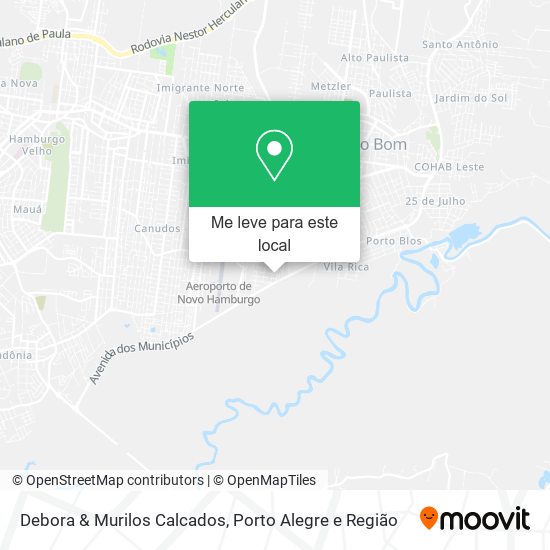 Debora & Murilos Calcados mapa