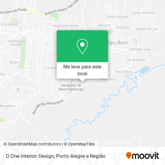 D One Interior Design mapa