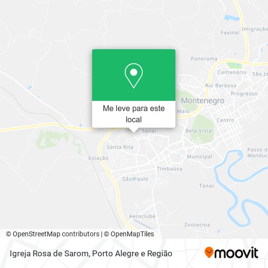 Igreja Rosa de Sarom mapa