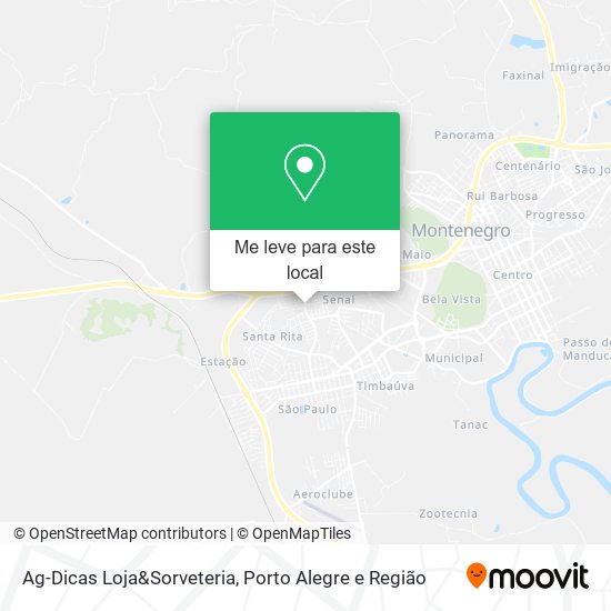 Ag-Dicas Loja&Sorveteria mapa