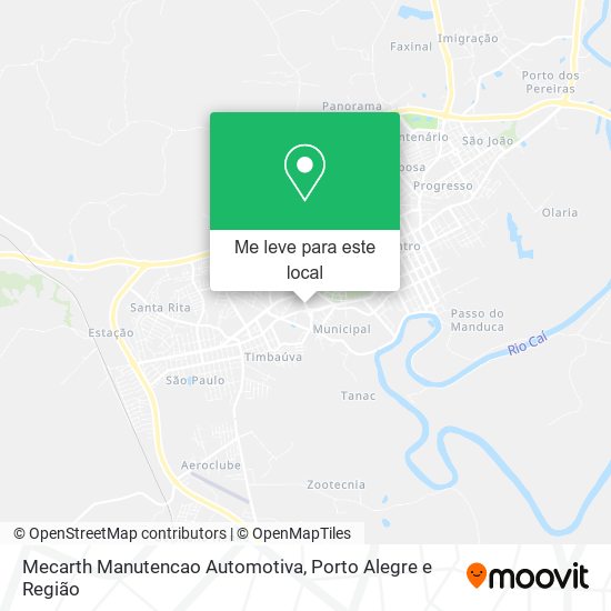 Mecarth Manutencao Automotiva mapa