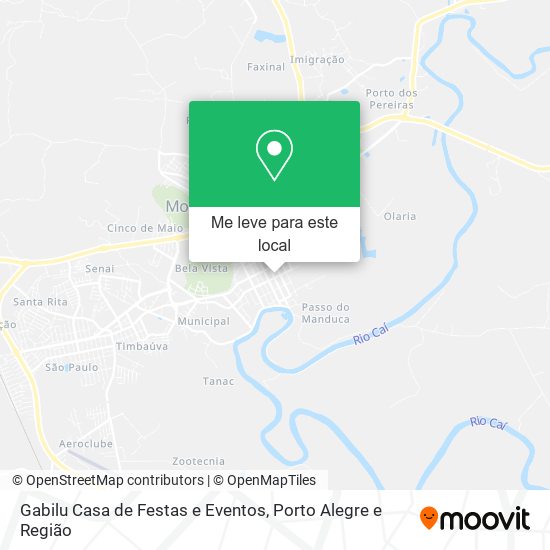 Gabilu Casa de Festas e Eventos mapa