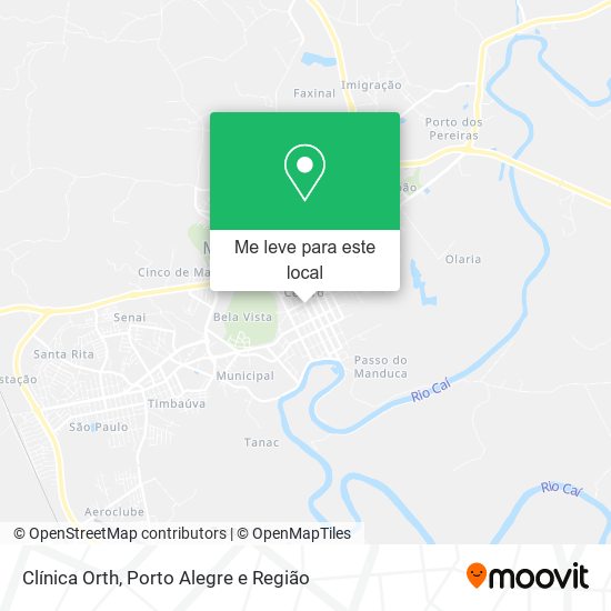 Clínica Orth mapa