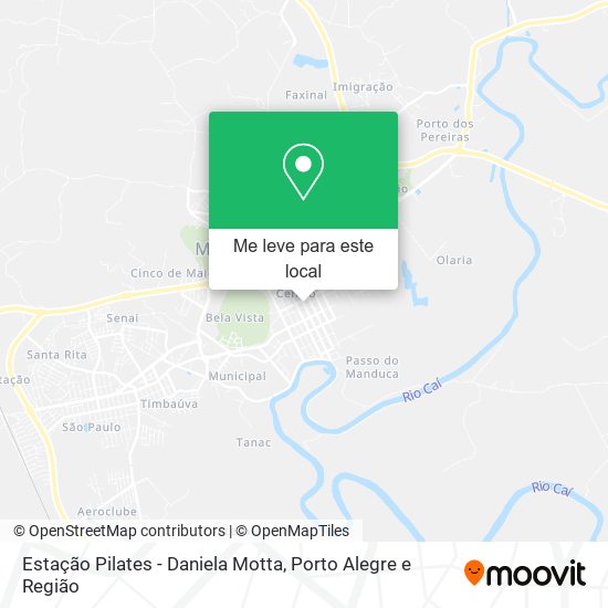 Estação Pilates - Daniela Motta mapa