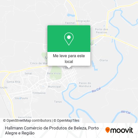 Hallmann Comércio de Produtos de Beleza mapa