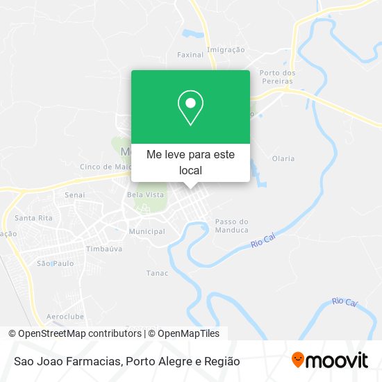 Sao Joao Farmacias mapa