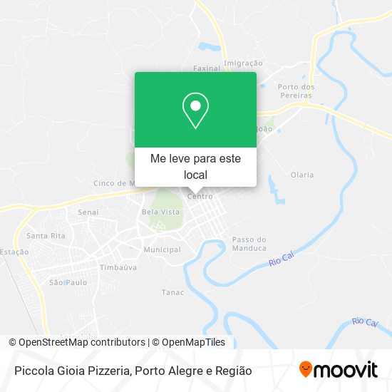 Piccola Gioia Pizzeria mapa