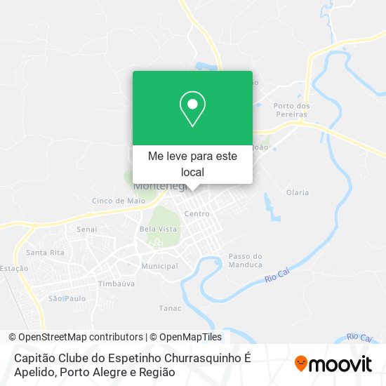 Capitão Clube do Espetinho Churrasquinho É Apelido mapa