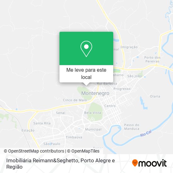 Imobiliária Reimann&Seghetto mapa
