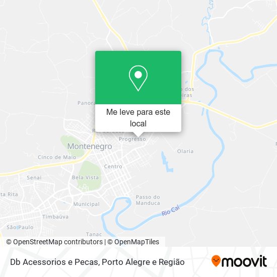 Db Acessorios e Pecas mapa