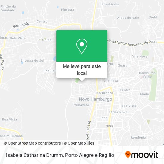 Isabela Catharina Drumm mapa